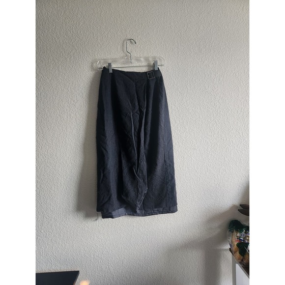 Y2k Talbots Buckle Wool Skirt Women's Size 4 Petite - Picture 4 of 12